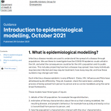 Introduction to epidemiological modelling